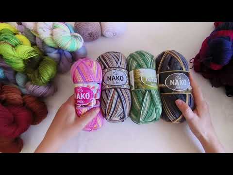 Видео: Покрасила пряжууууу 💃💃💃 Новая носочная пряжа 🤤 Начала новые процессы 🥴🥴🥴