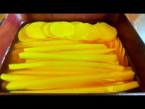 Видео: Кисло-Сладкий Маринованный Дайкон по - корейски для Кимпаба!Sour Pickled Daikon.