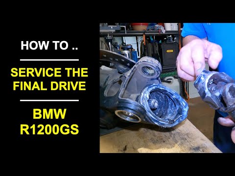 Видео: Правильное обслуживание вала главной передачи на BMW R1200GS