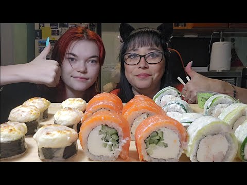 Видео: Мукбанг | Суши и Роллы | Обжор Асмр