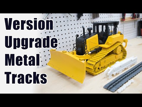 Видео: Установка металлических гусениц и крепление натяжного колеса на моем 3D-печатном радиоуправляемом...