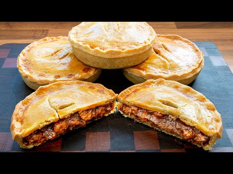 Видео: 4 пирога Steak n Ale. Лучший пикантный мясной пирог
