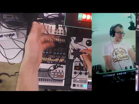 Видео: Самый маленький карманный микшер для синтов - настраиваем сет из Volca FM, keys и sample - без mix