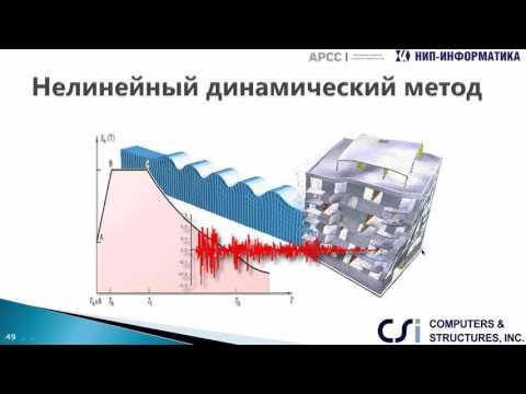 Видео: Ч.2 Вебинар "Нелинейные расчеты стальных каркасов зданий на сейсмические воздействия SAP2000/ETABS"