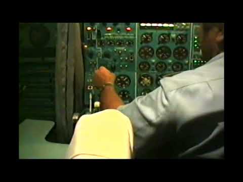Видео: Кабина пилотов, 11.08.1993, Красноводск-Ашхабад, Ту-154, борт 85549