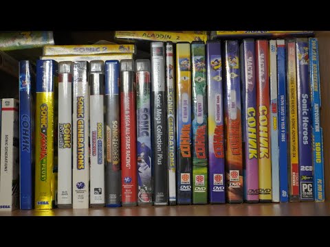 Видео: Коллекция дисков (1 часть. Диски с Соником)