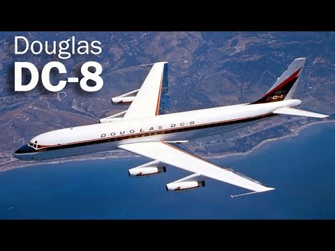 Видео: Douglas DC-8 - флагман от флагмана