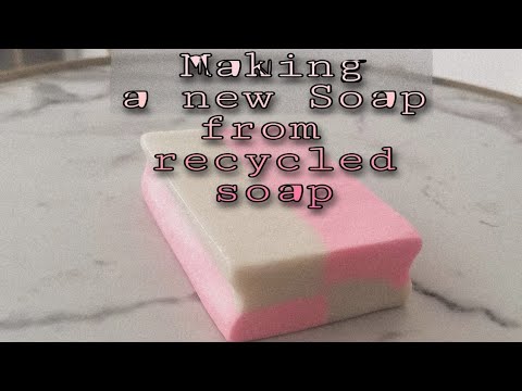 Видео: Making a new soap from recycled soap|Делаю Шахматную залипушку из мыльной стружки