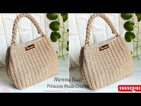 Видео: Стильная и красивая вязаная крючком сумка | Подробное объяснение для начинающих