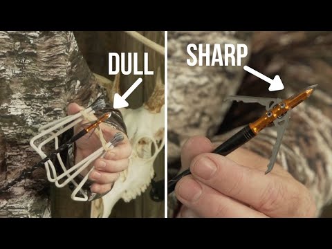 Видео: Как заточить наконечники стрел