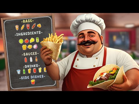 Видео: Новое меню и нарезанные овощи | Wrap House Simulator # 17