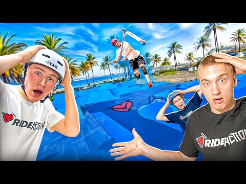 Видео: РАСПАКОВКА НОВОГО СКЕЙТ-ПАРКА СУМАСШЕДШИМИ САМОКАТЕРАМИ!