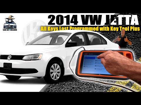 Видео: VW Jetta 2014 года: все утерянные ключи, программирование с помощью Key Tool Plus