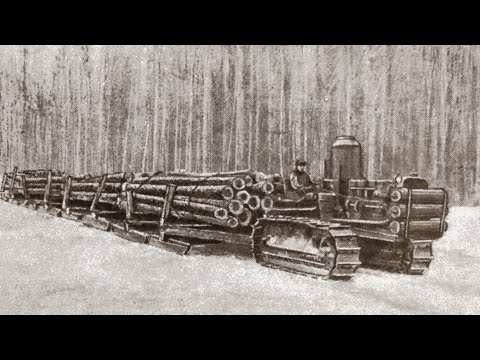 Видео: Механизация лесозаготовок в СССР 3 часть