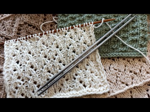 Видео: 🔥😍 ВОТ ЭТО УЗОР! ПРОСТОЙ и классный УЗОР спицами! 💯