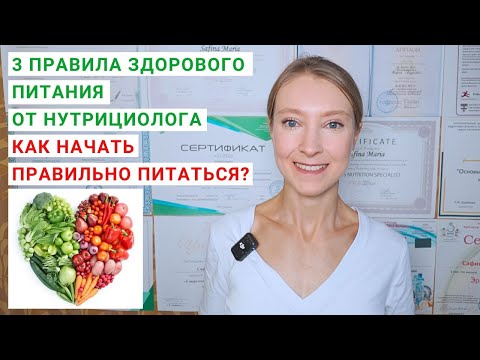 Видео: 3 ПРАВИЛА ЗДОРОВОГО ПИТАНИЯ. Правило Здоровой Тарелки. Правильное питание на каждый день.