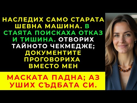 Видео: Наследих стара шевна машина — и тя смълча залата.