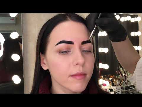 Видео: ОКРАШИВАНИЕ БРОВЕЙ ХНОЙ. Henna eyebrow tutorial