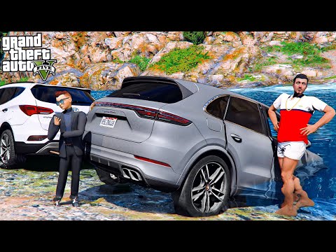Видео: ОТЕЦ И СЫН В GTA 5 - СЫН НАШЕЛ В ЛЕСУ ЗАБРОШЕННЫЙ PORSCHE CAYENNE В ЛЕСУ! ТАЩУ ПОРШ НА ТРОСУ! 🌊ВОТЕР