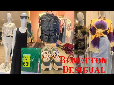 Видео: Benetton👗 Desigual новая коллекция💥SALE -50% -60%.