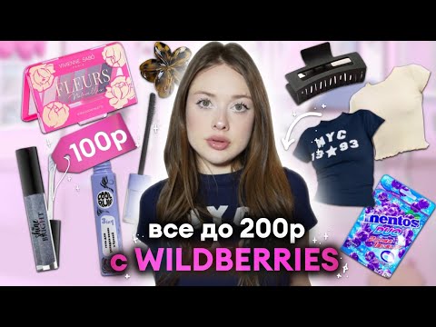 Видео: распаковка с wildberries *все до 200 * палетка за 140р!