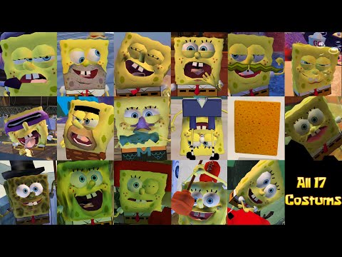 Видео: Игра по фильму «Губка Боб» — все костюмы (Губка Боб) [4K]