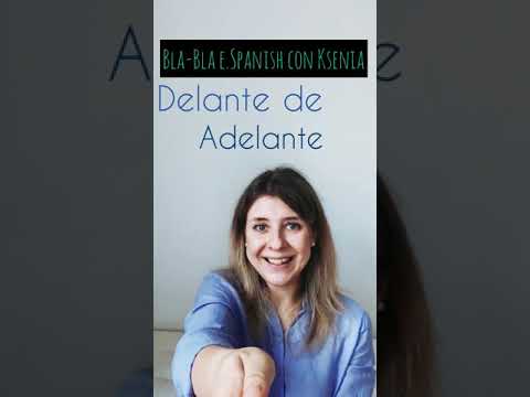 Видео: Испанские "вперёд" и "впереди". А еще "Войдите!"