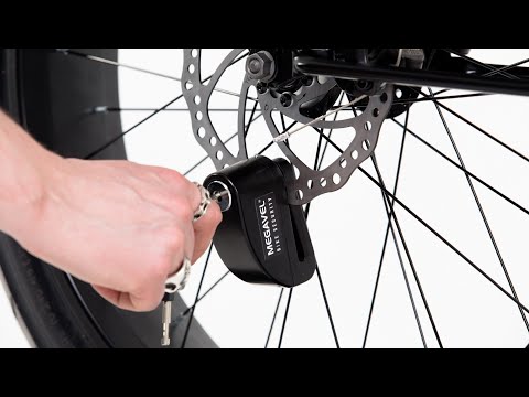 Видео: Замок сигнализация (велозамок) для велосипеда, электровелосипеда Megavel Bike Security