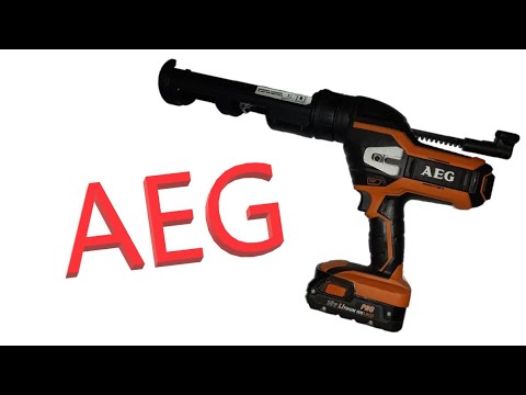 Видео: Пистолет для герметика AEG BKP18C-310