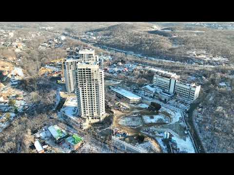 Видео: ЖК Академгородок | ЖК Чайка | ЖК Прибрежный |  Владивосток | Декабрь'22