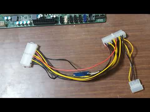 Видео: Запуск материнской платы от рабочей станции dell t5810 от компьютерного блока питания