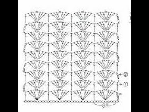 Видео: Самые простые узоры крючком для начинающих Урок 244  The simplest crochet pattern