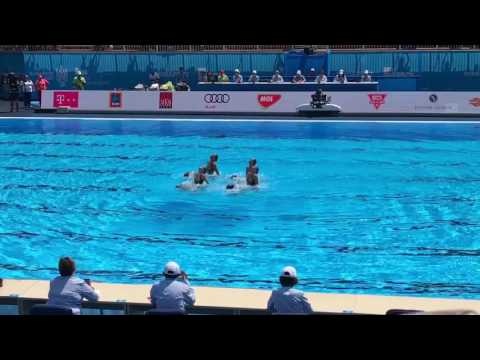 Видео: Выступление наших синхронисток на чемпионате мира приводным видам спорта