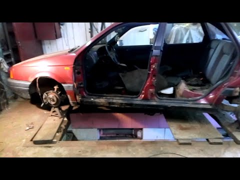 Видео: Фольксваген Пассат В3 замена порогов