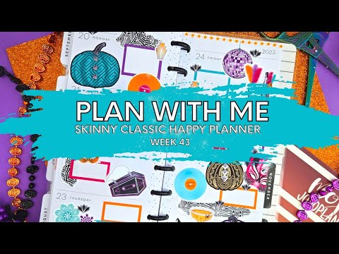 Видео: Планировщик Skinny Classic Happy PWM 20–26 октября 2025 г.