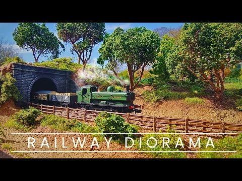 Видео: Я сделал железнодорожную диораму!