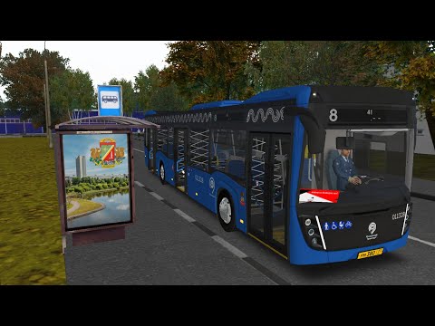 Видео: ОМСИ 2 - Зеленоград - Автобус № 8 с новым информатором