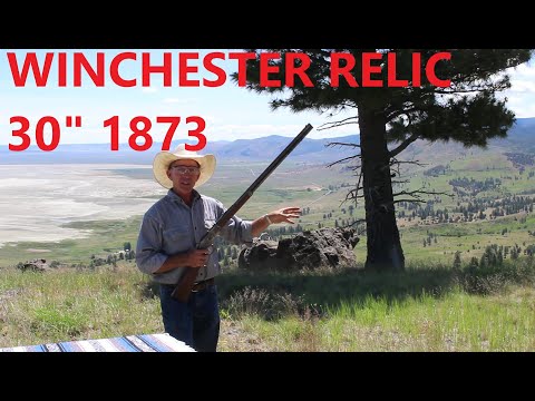 Видео: Стрельба из 30-дюймового реликтового ружья Winchester 1873 в калибре 44-40
