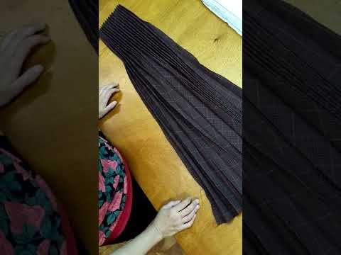 Видео: ГОФРЕ ,ПЛИССЕ  НА ТКАНИ. Corrugation, pleated fabric ВИДЕО№3