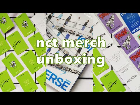 Видео: 🍐Распаковка мерча nct | kpop merch unboxing