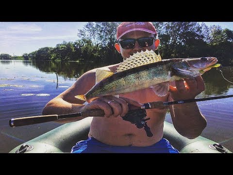 Видео: Ловля судака на спиннинг. Джиг с мультипликатором.
