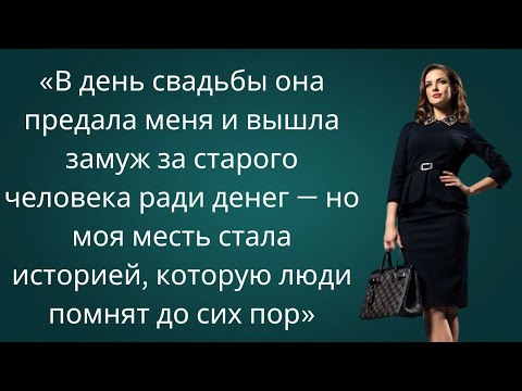Видео: «Она предала меня в день свадьбы ради денег — моя месть потрясла всех!»