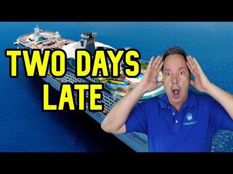 Видео: Круизное судно вернется в порт с опозданием на два дня, сообщает Cruise News.