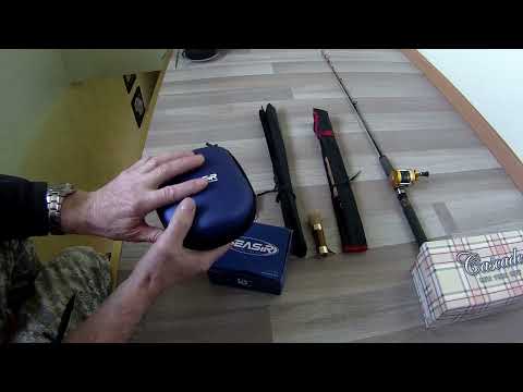 Видео: Обзор дешевого ультралайт комплекта с али.травэл серии для рыбалки с небольшими переделками.