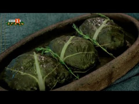 Видео: Постни сарми с манголд и коледни соленки с лук и мащерка, Бързо, лесно, вкусно - 23.12.2022 по БНТ