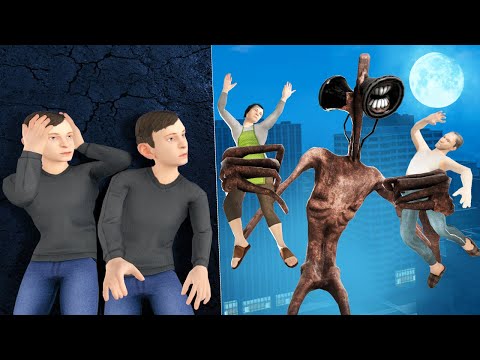 Видео: СИРЕНОГОЛОВЫЙ ОХОТИТСЯ НА НАС! СБЕЖАЛИ ИЗ ДОМА! СКУЛБОЙ В Garry`s Mod