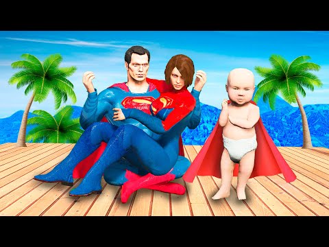 Видео: СУПЕРМЕН ЕНДІ ӘКЕ АТАНДЫ (GTA V)
