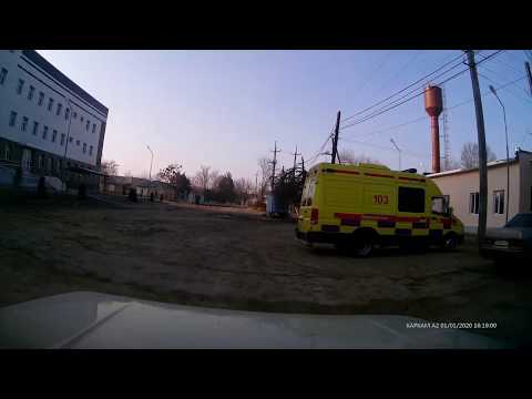 Видео: По улицам Жетысая "Покатушки" 1 января 2020 года (авто.регистратор) п. Микоян, ж.д. дома