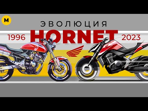 Видео: Во что превратили Хорнет за 27 лет? | История Honda Hornet