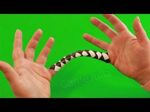 Видео: Оригами из бумаги Китайская Ловушка для пальцев